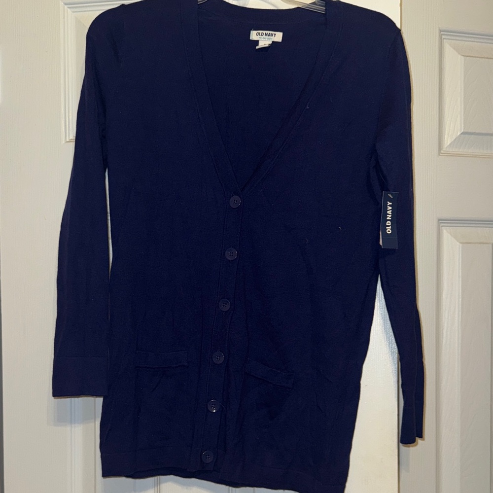 Old Navy Navy Blue Women's Cardigan
